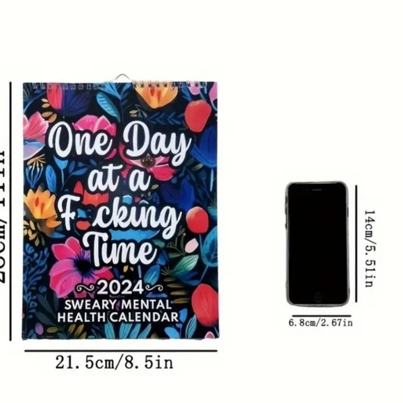 Brand New 2024 Sweary Mental Health Calendar - Picture 4 of 5